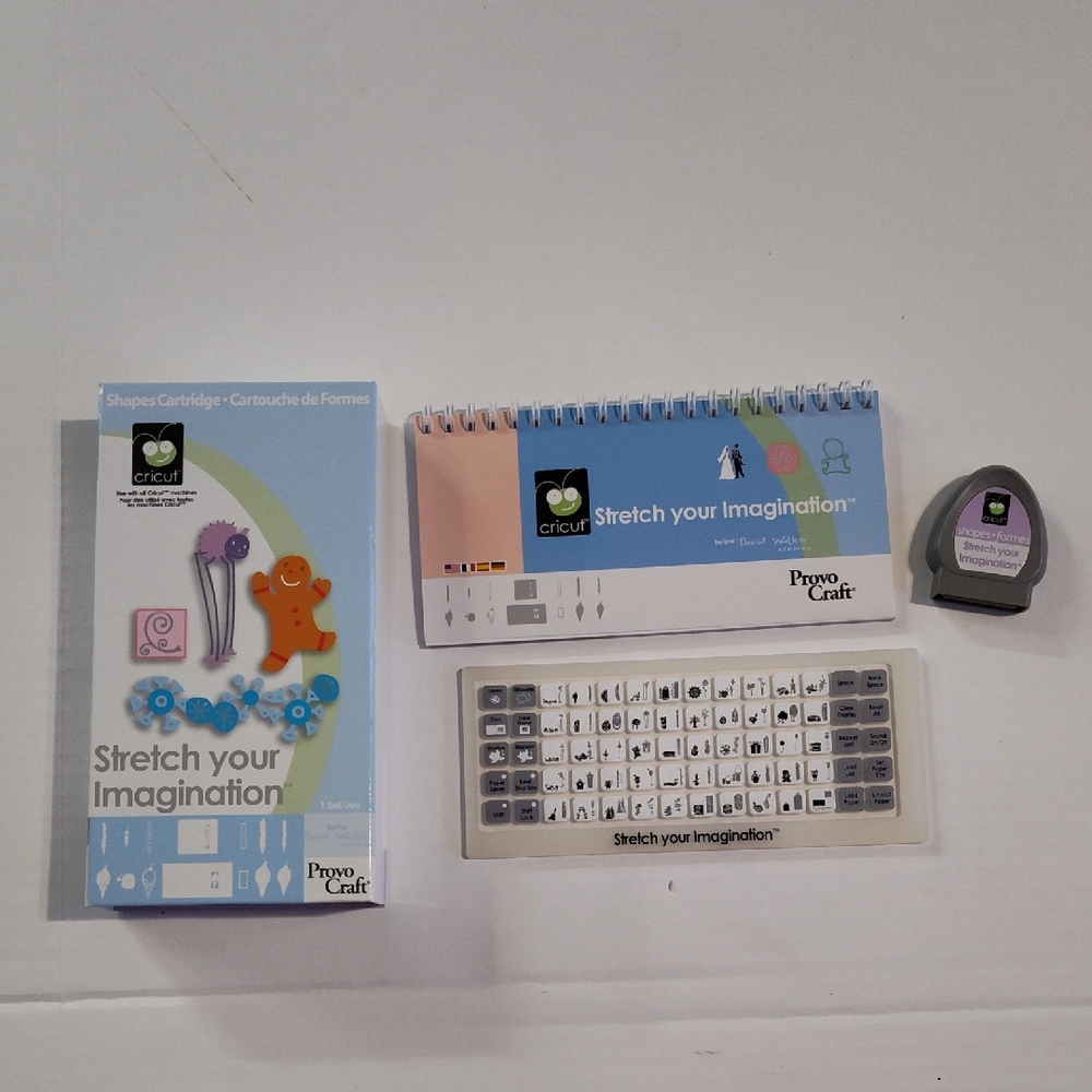 Cricut  Stretch your Imagination  Cartridge 29-0422 Arts & Crafts   E41J
